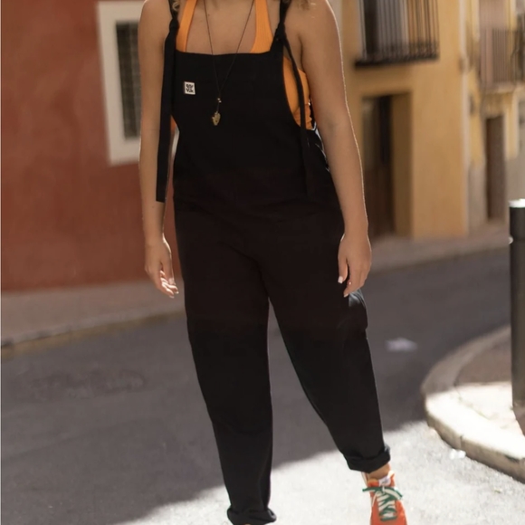 Original Organic Cotton Dungarees in Black - NWT - Picture 2 of 2